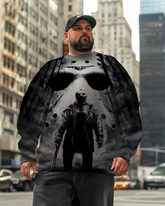 Sweat-shirts grande taille pour hommes avec le meurtrier d'horreur Jason Voorhees